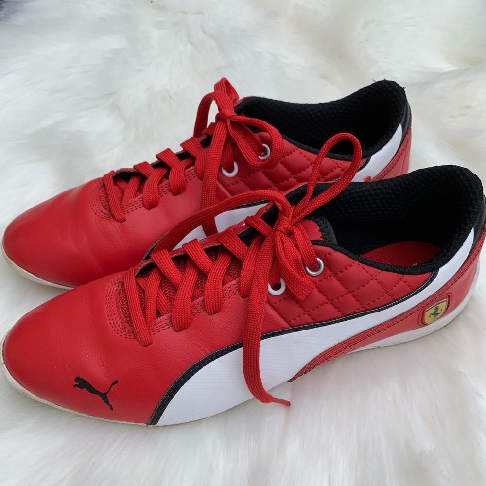 PUMA Mens Ferrari Red Sneakers Size 7.5